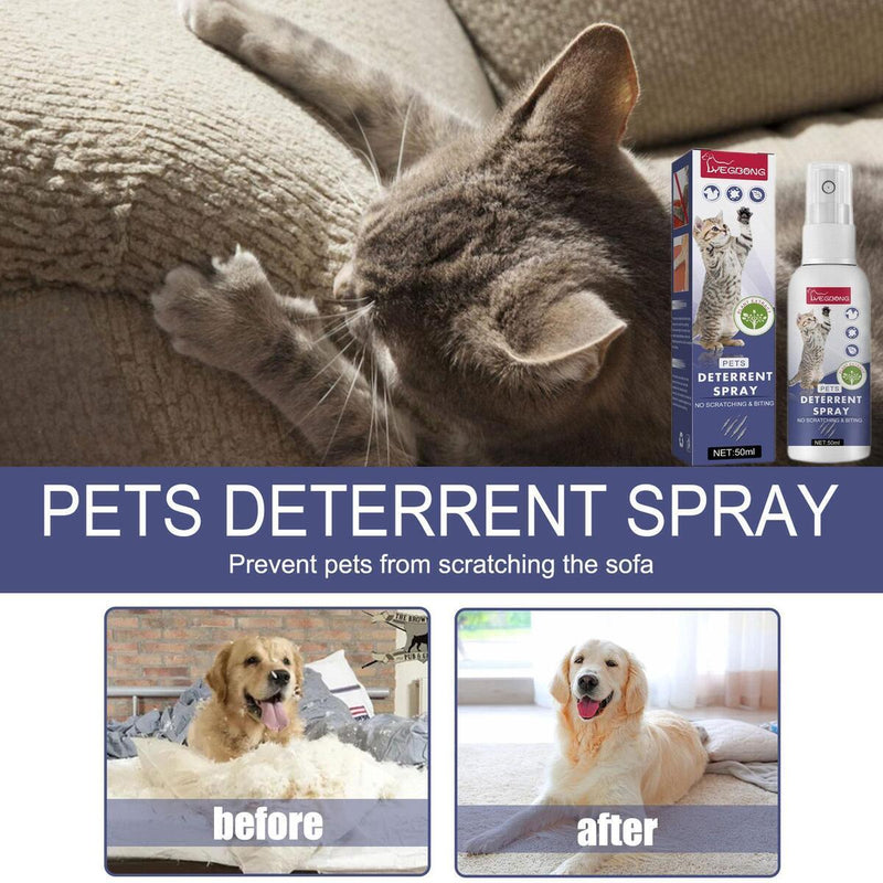 PET BEHAVE SPRAY 50ML ANTI SCRATCH & ANTI CHEW DOG/CAT TRAINING SPRAY D9C9