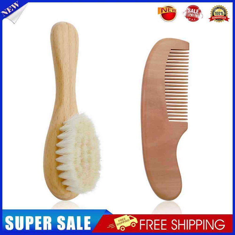 40pcsWooden Shampoo Bath Wool Brush Soft Skin Care Cleaning Brush Care Tool