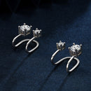 Women Men Tragus Earrings Zircon Ear Cuff Non Piercing Earrings No Pierced