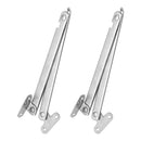 5x2pcs Left Right Folding Drop Front Desk Trunk Lid Stays Hinges(Iron)