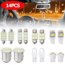 Light Glove Box Inside Bulb Kit Car Interior Light License Plate Lamp Combo LED