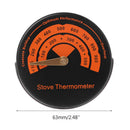 Wood Stove Thermometer Flue Pipe Fireplace Oven Stove Top Temperature Meter