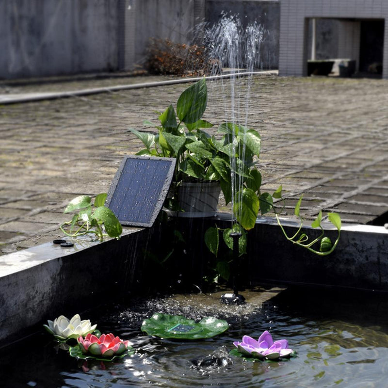 Outdoor Solar Water Fountain Pump for Bird Bath Garden Pool Pond Aquarium