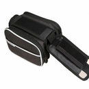 Bicycle Front Top Tube Frame Touch Screen Saddle Bag Phone Holder (Black) Newly