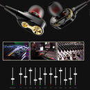 Wired Earbuds with Microphone 3.5mm In-Ear Headphones / Headset with Deep Bass