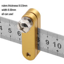 Marking Gauge Carpentry Scriber Ruler Locator Steel Ruler Positioning Block