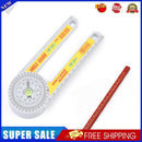 2pcs Miter Saw Protractor Angle Level Digital Protractor (Double Bubble)