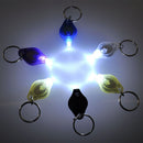 LED Portable Gift Simple Key-Chain White Light Torches Flashlight