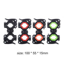 360 Degree Rotation Bike Flashlight Holder Bicycle Front Tail Light Clamp Cli