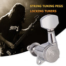 6pcs Electric Guitar Tuning Pegs String Tuning Pegs Locking Tuner Heads Button