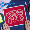 Desk Book Lamp Paper Cut Dies Metal Stencil Silicone Seal Stamp Mold (C) Newly