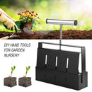 Stainless Steel DIY Soil Blocker Maker with Handle Plant Soil Blocking Tool