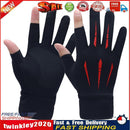 Fishing Catching Gloves Outdoor Sport Anti-slip 2 Cut Finger Mittens (Red) Newly