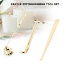 Candle Wick Scissor Set Stainless Steel Snuffer Lamp Trim Hook Cutter (D)