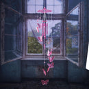 Butterfly Bell Wind Chimes Creative Home Yard Garden Hanging Decor(Pink) Newly