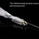 Fishing Hooks Jig Head 5 PCS Fish Head String Luminous Crappie Sharp G2H8