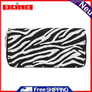 Women Animal Tassel Wallet Velvet Daily Purse Money Card Holder Long Clutch Bags
