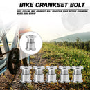 5pcs MTB Road Bicycle Crankset Chainwheel Bolt Bike Chainring Wheel Screws Newly