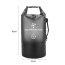 PVC Waterproof Dry Bag Swimming Kayaking Boating Drift Storage (Black 5L)