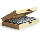 50pcs Coin Holder with Storage Box Round Capsules Coin Display Case Organizer