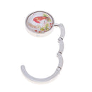 Portable Handbag Hook Foldable Desk Bag Purse Metal Holder Hanger Gifts(B) Newly