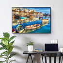 Painting By Numbers DIY Ship Hand Painted Canvas Oil Art Picture Gift Craft Kit