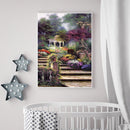 5D DIY Full Drill Diamond Painting Quiet Path Embroidery Needlework Home Deco