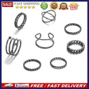 8pcs/set Simple Rings Set for Women Geometric Multi Joint Knuckle Ring Gifts