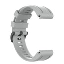 20mm Silicone Watch Band for Garmin Fenix 7S Sports Bracelet Strap (Grey) Newly