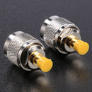 Asiproper PL259 UHF-J Male to SMA-K Female HF Coax Antenna Adapter