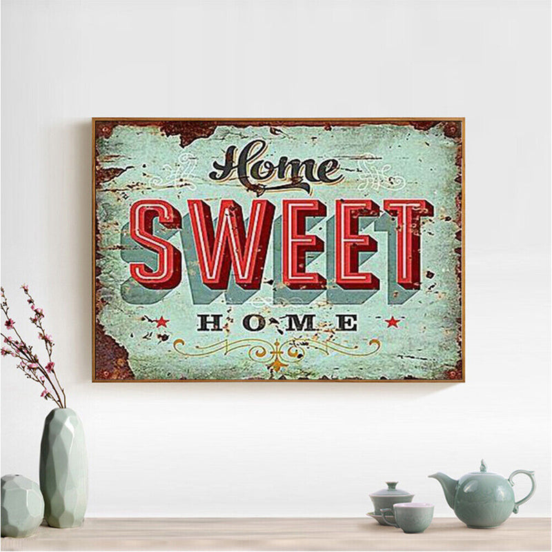 5D DIY Full Drill Diamond Painting Home Sweet Home Embroidery Craft Kit Wall Art