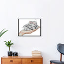 Partial Cross Stitch Art Paint 14CT Stamped Elephant Embroidery Wall Ornament