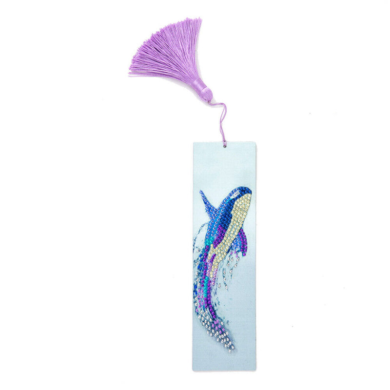 Special Shaped Art Rhinestones Picture 5D DIY Cartoon Diamond Painting Bookmark