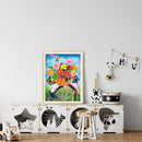 Diamond Painting Butterfly flowers Full Round Rhinestone Wall