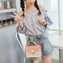 Shoulder Crossbody Bags Women PU Leather Stars Pattern Chain Messenger Handbags