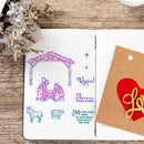 Farm Series Metal Cutting Dies Transparent Seal Stamp for DIY Scrapbooking Craft