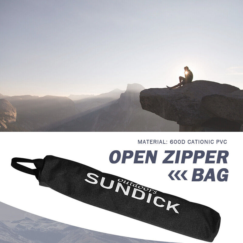 Camping Tent Peg Stake Storage Bag 600D PVC Fabric Zipper Bag Tent Accessor