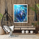 Underwater Castle Oil Paint By Numbers DIY Craft Coloring Drawing Home Decor