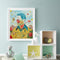 Flower Personification Oil Paint By Numbers DIY Acrylic Painting Home Decoration