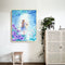 Frameless Girl with Lamp Oil Paint By Numbers DIY Kit Handmade Drawing On Canvas