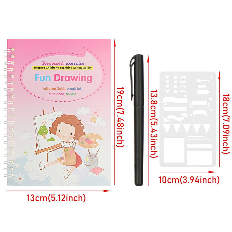 Drawing Calligraphy Writing Handwriting Magic Practice Copybook Groove Textbook