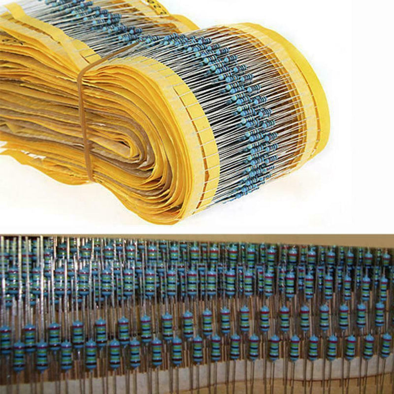 600PCS 30 Values 1/4W 1% Metal Film Resistors Resistance Set Kits Z1K8