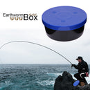 PP Earthworm Box Live Bait Box with Breather Holes Plastic Fishing Tackle