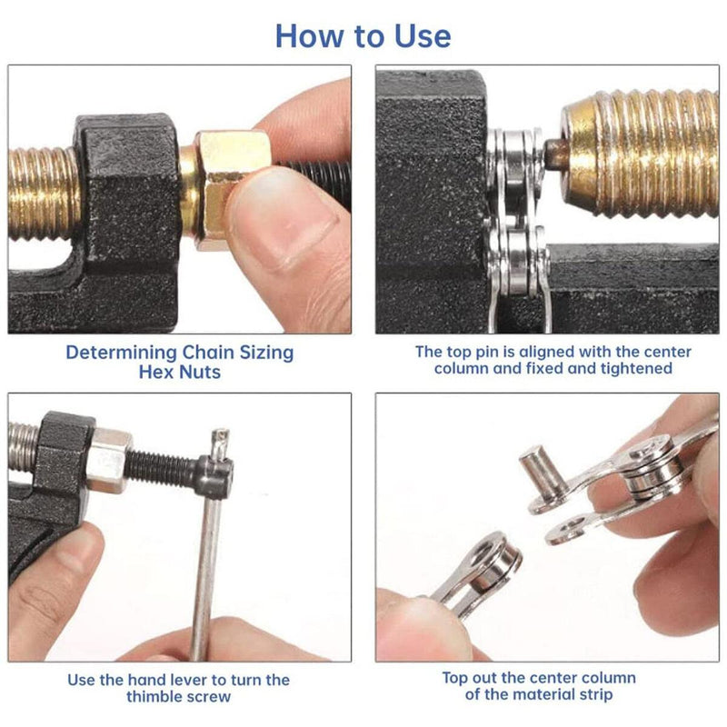 Fahrrad Ketten Splitter Breaker Reparatur Rivet Link Pin Remover Tool.