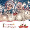 Ornamental Diamond Painting LED Lamp Hanging Xmas Tree Santa DIY Hand Craft B