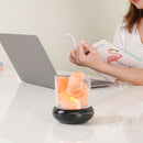 Himalayan Salt Diffuser Lamp USB Aromatherapy Wireless Sprayer (Black) Newly