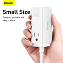 Baseus 65W GaN3 Pro Desktop Charger Power Strip Charging Station (White) Newly