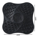 Anti-Block Floor Drain Sucker Sewer Outfall Strainer Sink Filter (Black)