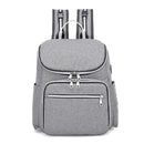 Baby Diaper Bag Backpack Waterproof Mummy Outdoor Large Capacity Bag (Grey)