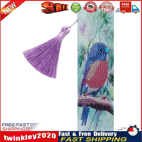 Special Shaped 5D DIY Cartoon Diamond Painting Bookmark (Bird - AA265) Newly